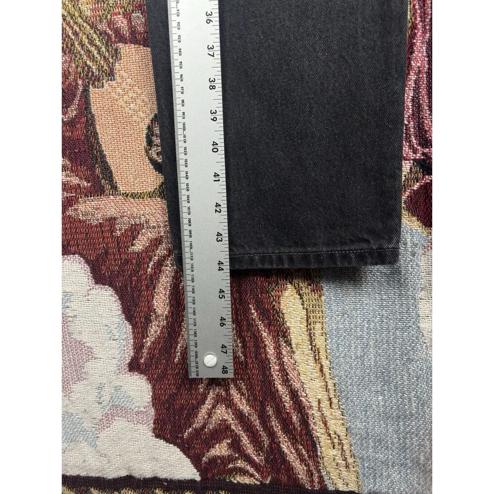 Vintage Levi's 501 Jeans Mens 30x36 (FITS 28x34) Black Button Fly USA Made 90s